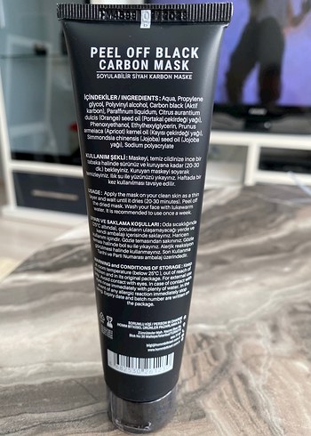 Homm Life Siyah Karbon Maske 100 ml - Görsel 3