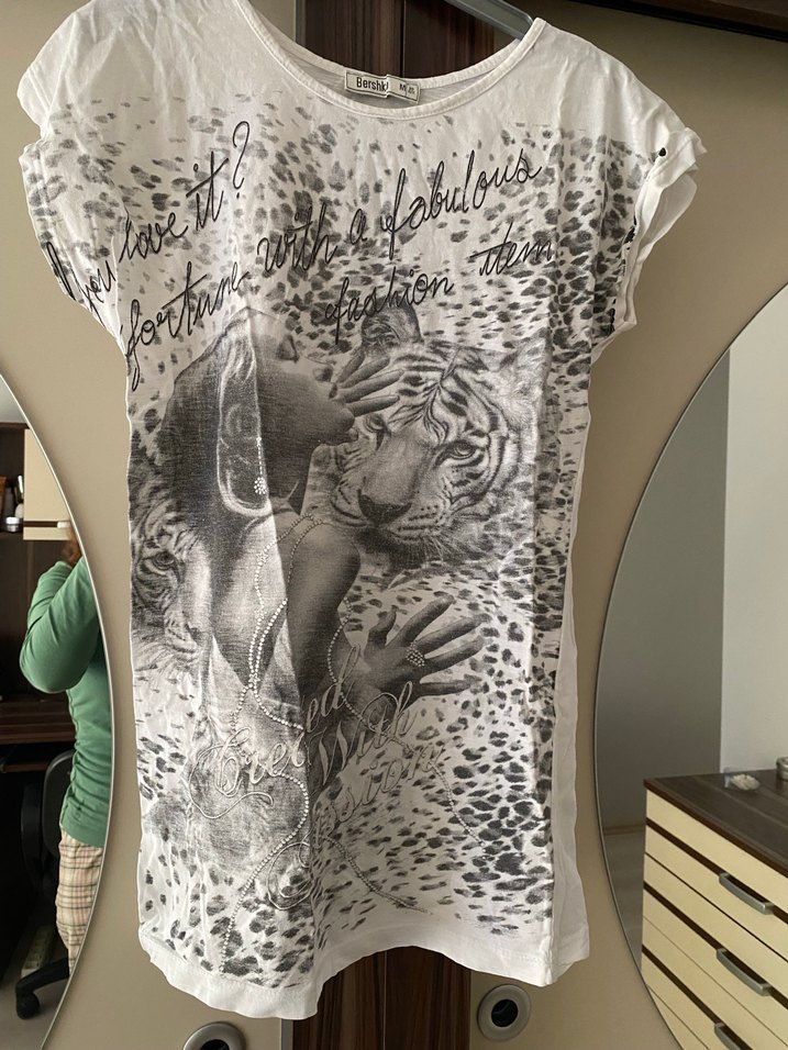 Baskılı Kısa Kollu Tişörtü - Görsel 2