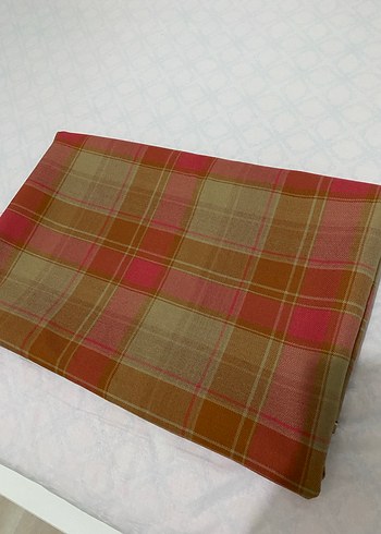 Çok Renkli Kareli Kumaş - Görsel 5