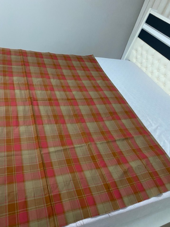 Çok Renkli Kareli Kumaş - Görsel 3