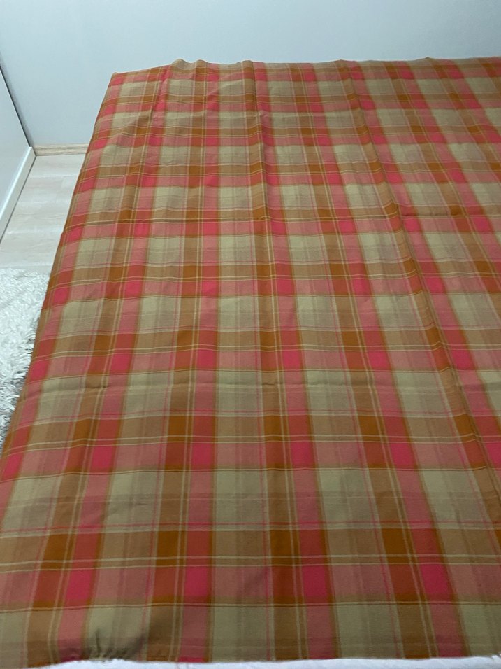 Çok Renkli Kareli Kumaş - Görsel 2