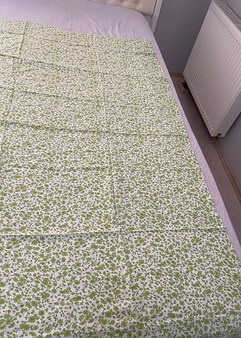 Parlak Yeşil Baskılı Kumaş - Görsel 4