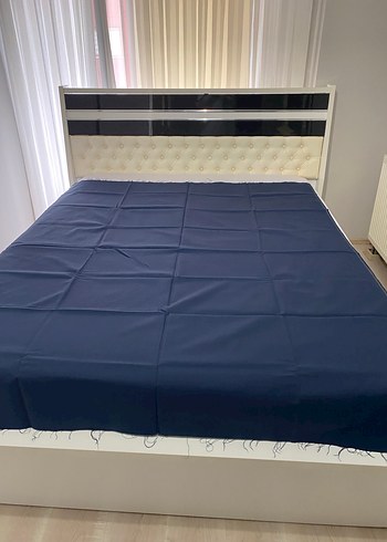 Koyu Mavi Düz Kumaş - Görsel 3