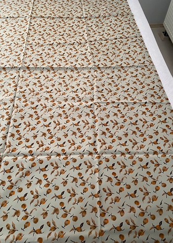 Açık Kahverengi Baskılı Kumaş - Görsel 4