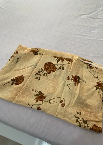 Kahverengi Çiçek Desenli Kumaş - Görsel 6