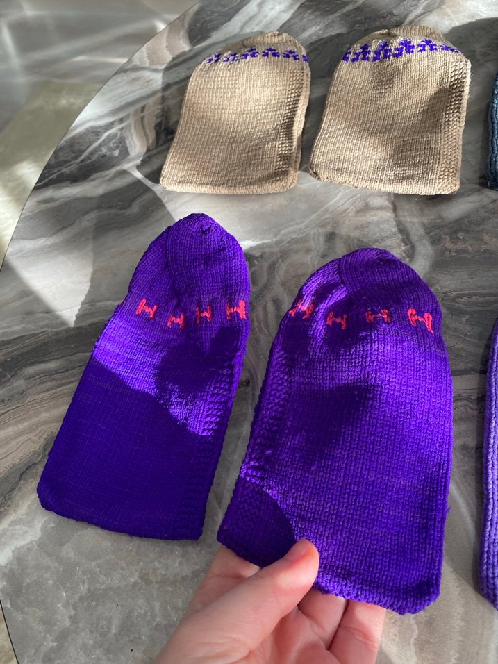 Nakışlı Çok Renkli Kadın Patik Takımı - Görsel 3