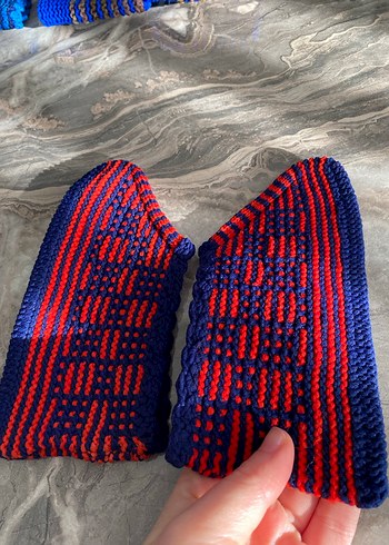 Nakışlı Çok Renkli Kadın Patik - Görsel 7