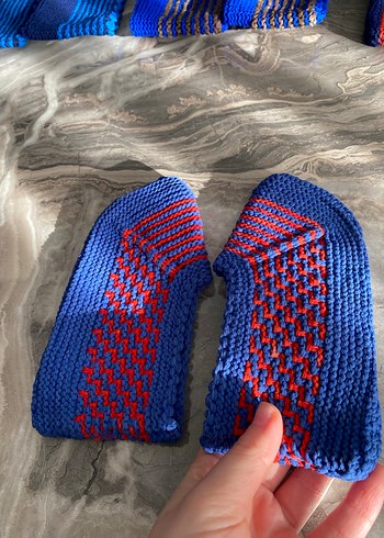 Nakışlı Çok Renkli Kadın Patik - Görsel 6