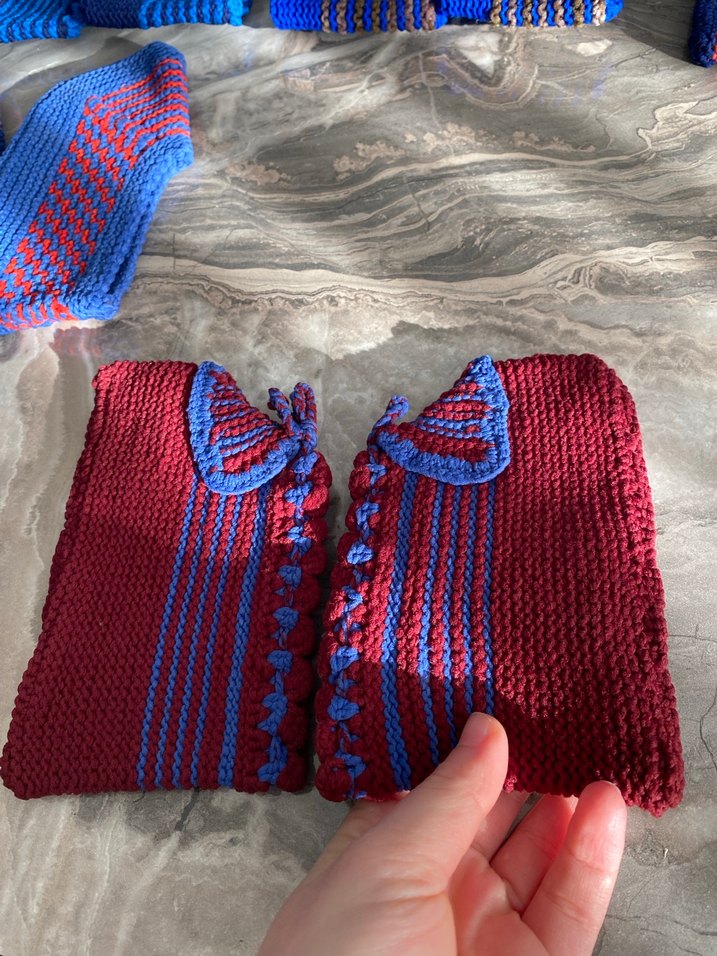 Nakışlı Çok Renkli Kadın Patik - Görsel 5