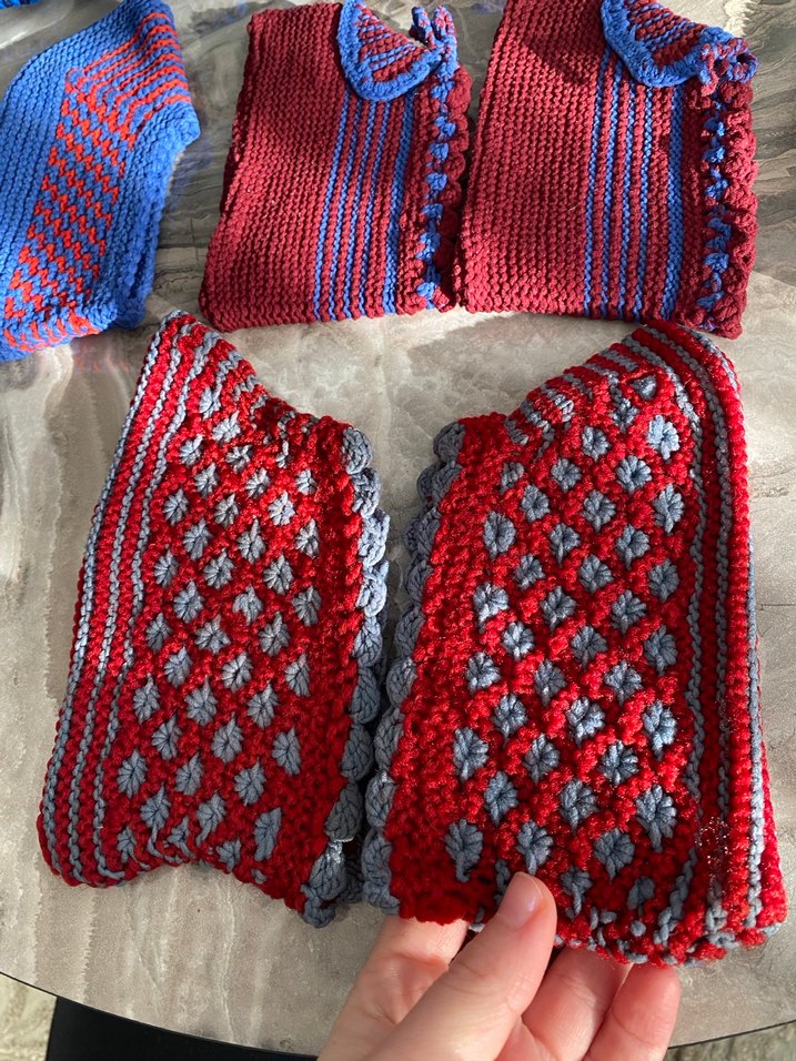 Nakışlı Çok Renkli Kadın Patik - Görsel 3