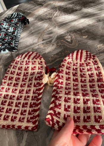 Çok Renkli Örgü Kadın Patik - Görsel 7