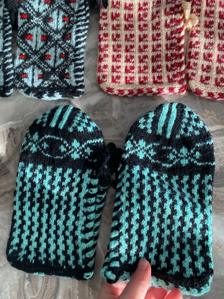 Çok Renkli Örgü Kadın Patik - Görsel 4