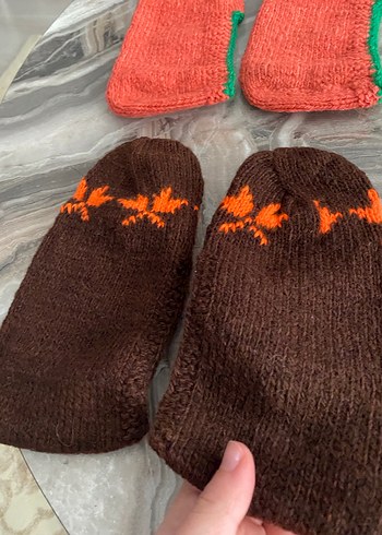 Örgü Patik Takımı - Görsel 3