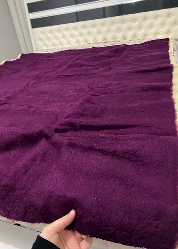 Koyu Mor Düz Desen Yatak Örtüsü - Görsel 4