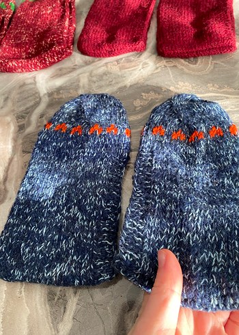 Kadın yünlü patikler - Görsel 6