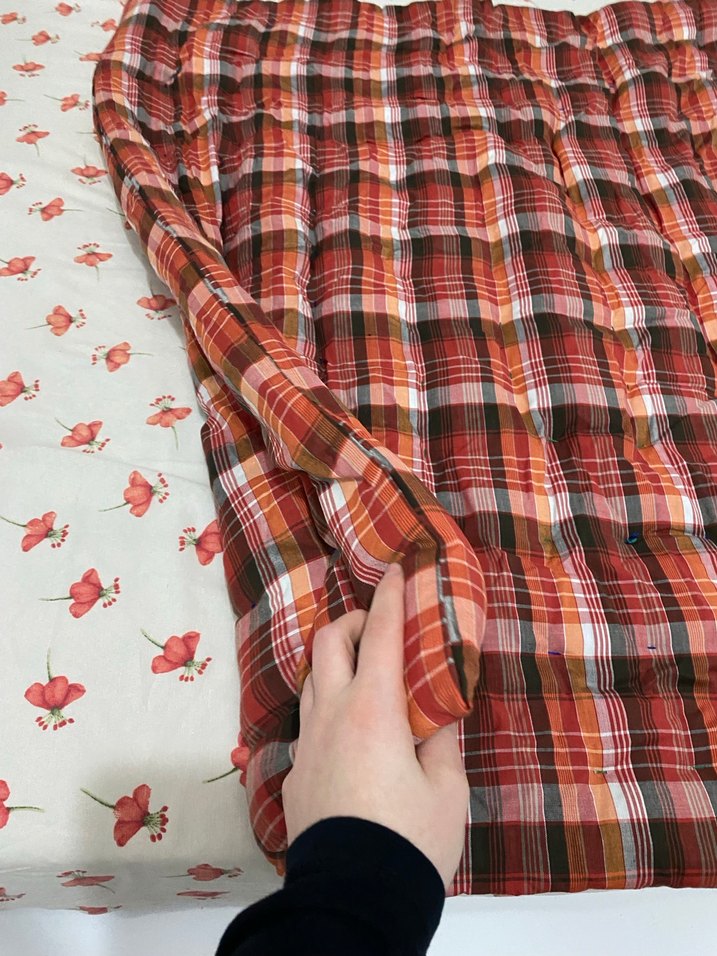 Renkli Ekose Desenli Döşek - Görsel 4