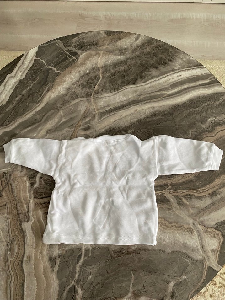 Beyaz Uzun Kollu Çocuk Atlet - Görsel 3