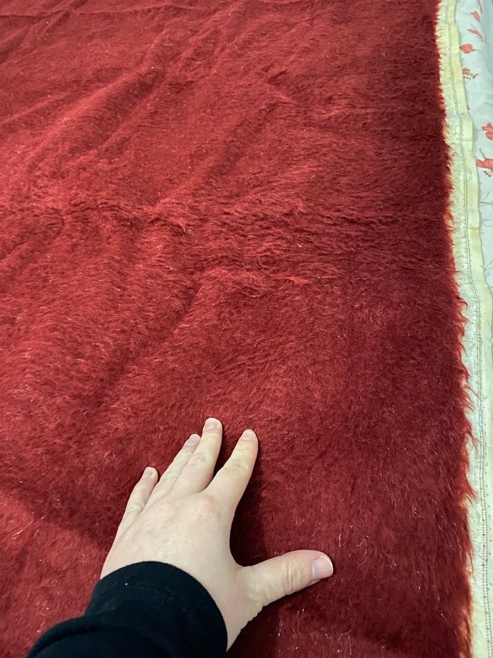 Parlak Bordo Düz Yatak Örtüsü - Görsel 5