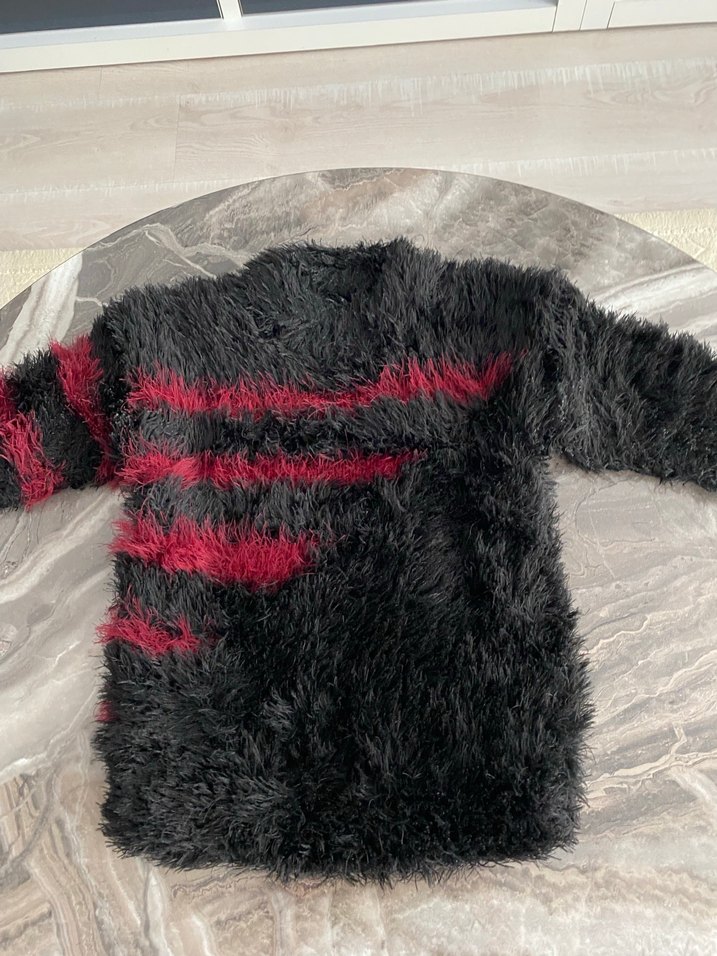 Kürklü Siyah Bebek Tulumu - Görsel 4