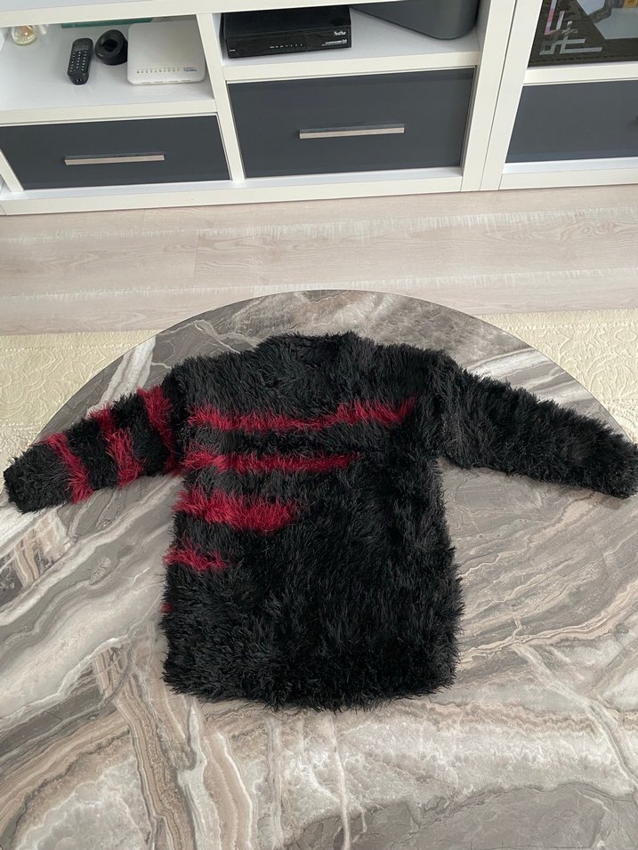 Kürklü Siyah Bebek Tulumu - Görsel 3