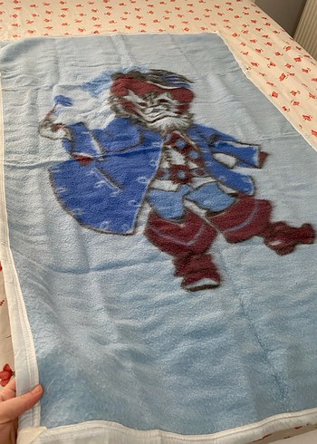 Mavi Baskılı Çocuk Battaniyesi - Görsel 4