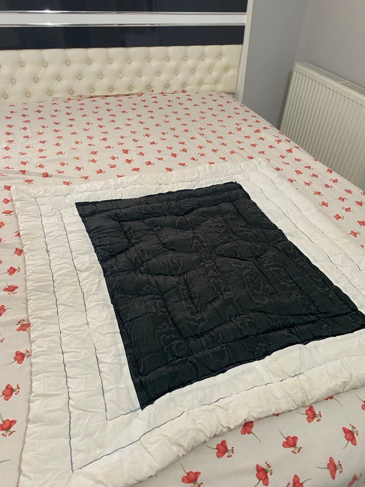 Beyaz ve Siyah Çocuk Yorganı - Görsel 3