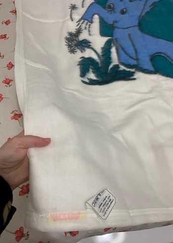 Beyaz Baskılı Çocuk Battaniyesi - Görsel 5