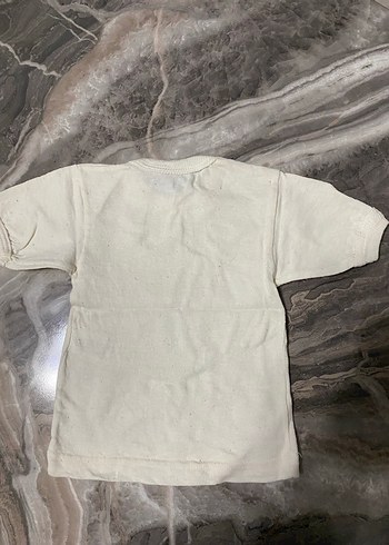 Çocuk Beyaz Düz İçlik - Görsel 3