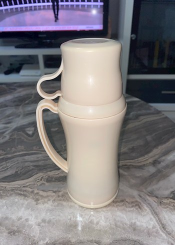 Krem Küçük Termos Bardaklı - Görsel 2