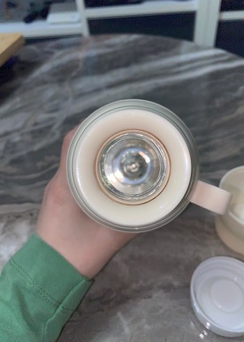 Krem Küçük Termos Bardaklı - Görsel 6