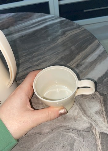 Krem Küçük Termos Bardaklı - Görsel 4