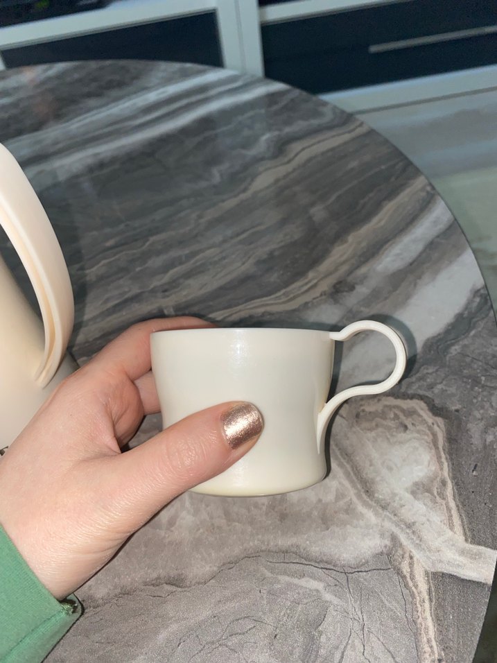 Krem Küçük Termos Bardaklı - Görsel 5