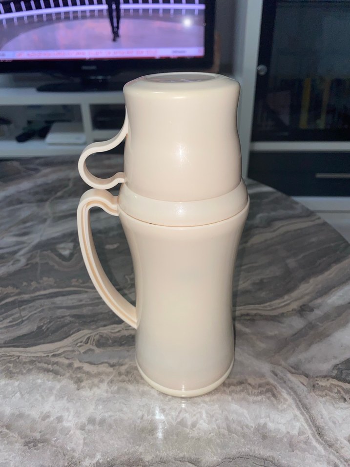 Krem Küçük Termos Bardaklı - Görsel 2