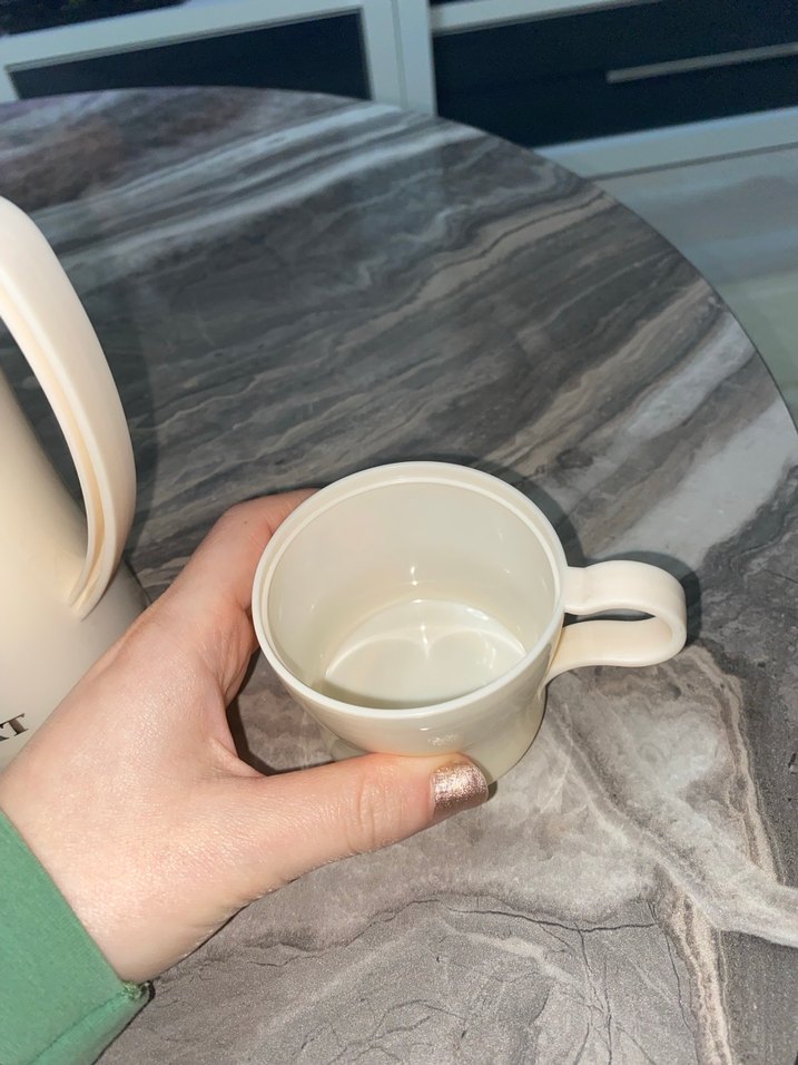 Krem Küçük Termos Bardaklı - Görsel 4