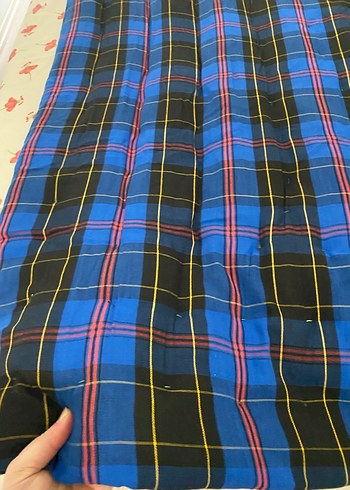 Kareli Lacivert  Döşek - Görsel 5