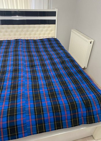 Kareli Lacivert  Döşek - Görsel 7