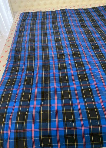 Kareli Lacivert  Döşek - Görsel 6