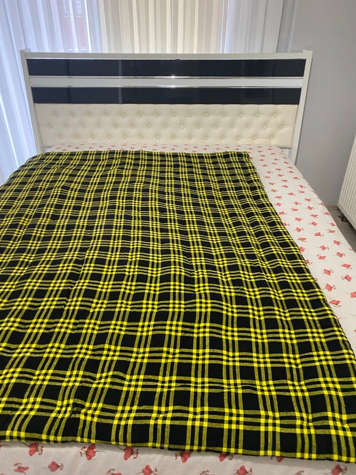 Sarı Kareli Döşek - Görsel 5