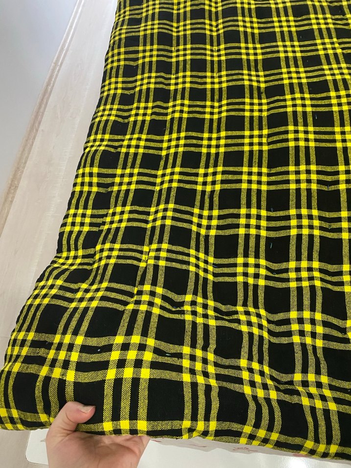 Sarı Kareli Döşek - Görsel 3