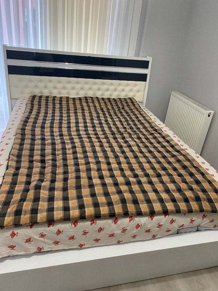 Kahverengi Ekose Desenli Döşek - Görsel 3