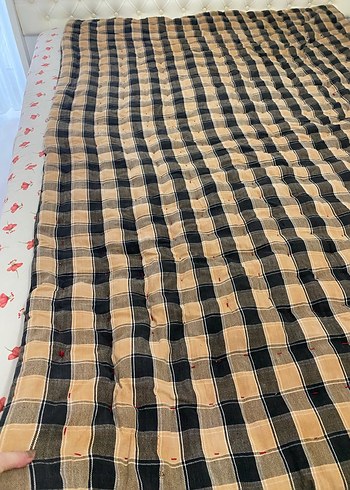 Kahverengi Ekose Desenli Döşek - Görsel 4