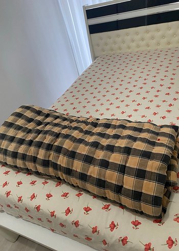 Kahverengi Ekose Desenli Döşek - Görsel 8