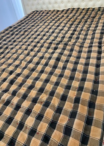 Kahverengi Ekose Desenli Döşek - Görsel 7