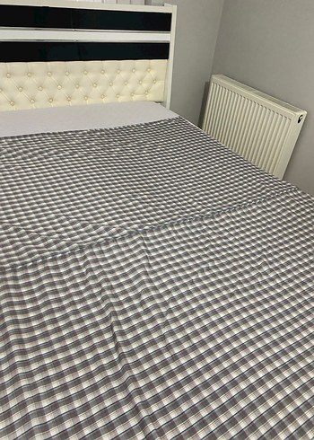 Gri Ekose Desenli Sofra Bezi - Görsel 5