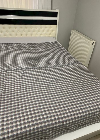 Gri Ekose Desenli Sofra Bezi - Görsel 4