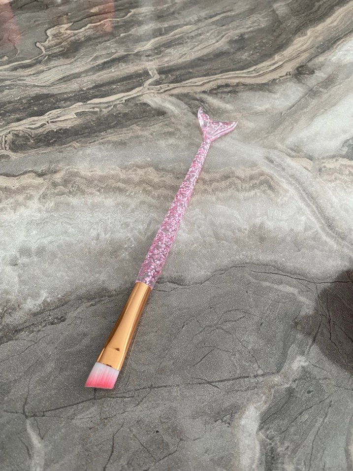 Pembe Deniz Kızı Makyaj Fırçası - Görsel 4