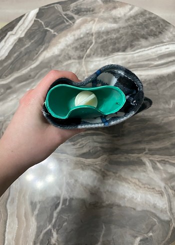 Ekose Desenli Gri Sıcak Su Torbası - Görsel 3