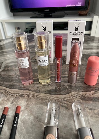 Pembe Tonlarında Makyaj Ürünleri Seti 11 Parça - Görsel 7