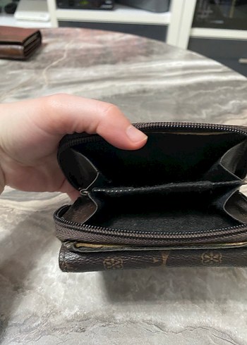 Kahverengi Vintage Deri Kadın Cüzdan - Görsel 5