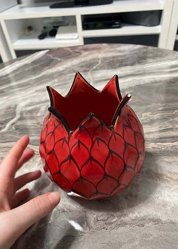 Kırmızı Nar Figürin - Görsel 6